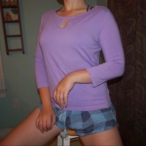 Eddie Bauer Teardrop Lilac Top